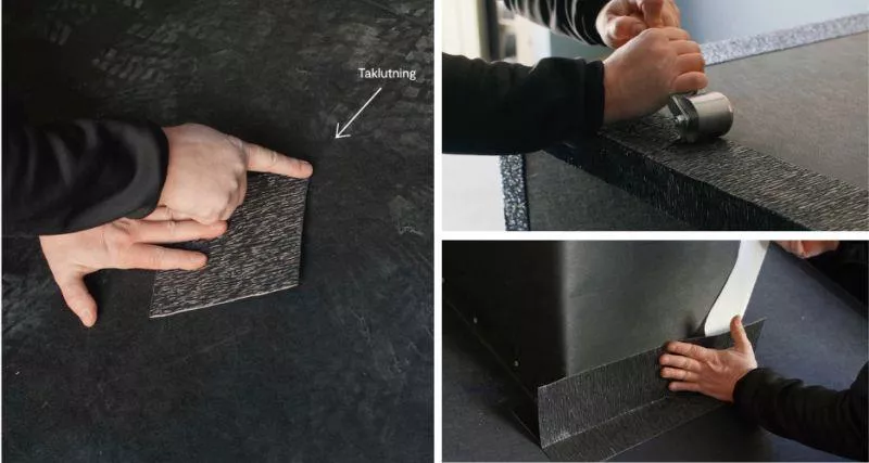 TEJPEN SOM TÄTAR TAKET