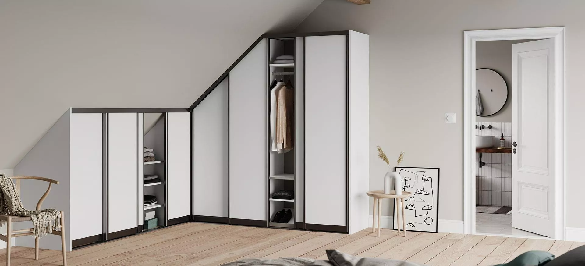 uniQ Skjutdörrsgarderober
