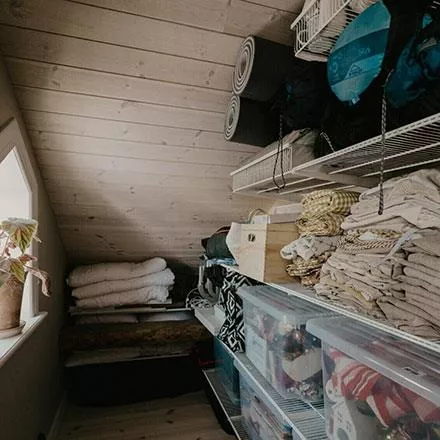 Läshörna blev garderob