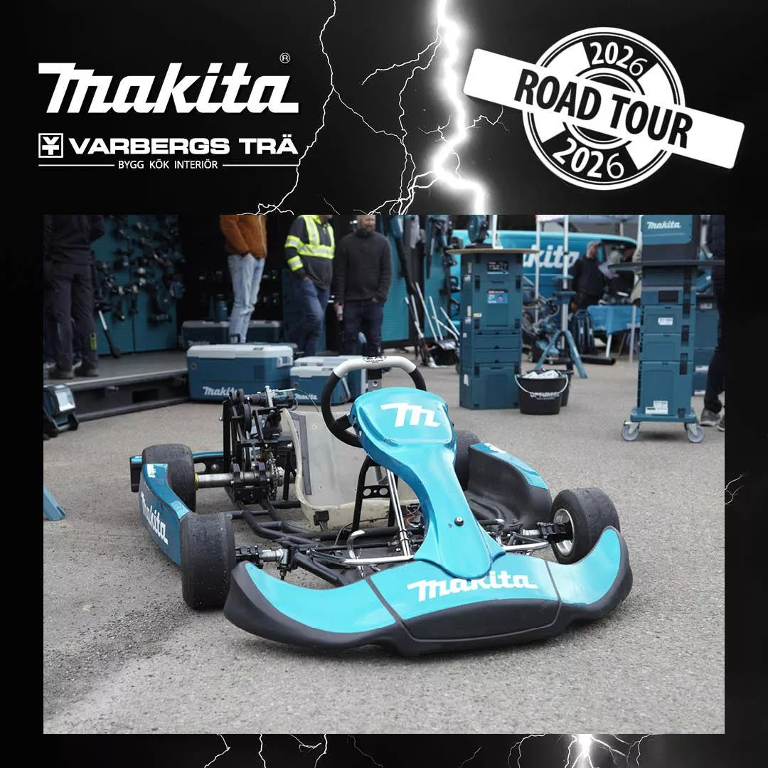 Provkör Makitas ombyggda Go Cart, hur kul som helst!