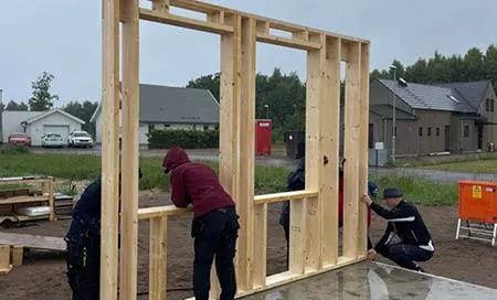 Från grund till färdigt hus 4