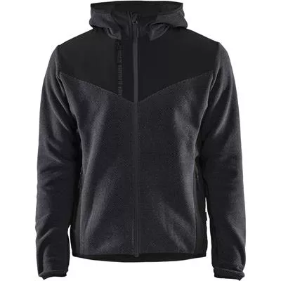 Stickad Jacka med Softshell - 007761423