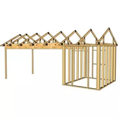 Carport- & förrådsstomme - 502699320