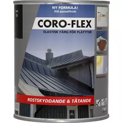 PLÅTFÄRG CORO-FLEX ELASTISK 40 VIT - 006785388