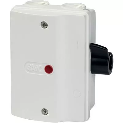 STRÖMBRYTARE VIT 16A MED LAMPA - 007757723