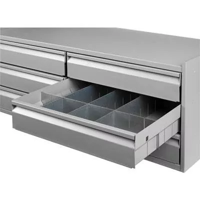 LÅDFACK 6 LÅDOR GRÅ RAL7037 - 004400672