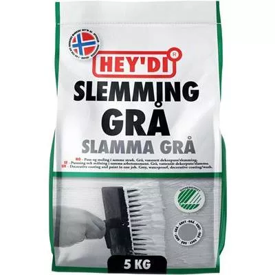 DEKORPUTS SLAMMA GRÅ 5KG - 008806431