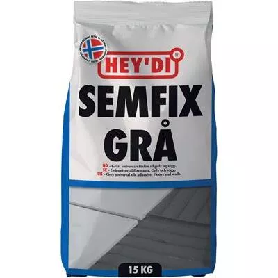 FÄSTMASSA SEMFIX GRÅ 15KG - 008867459
