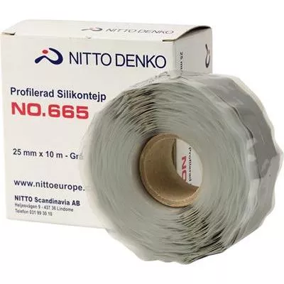 SILIKONTEJP 665 NITTO 25MMX10M - 005202120