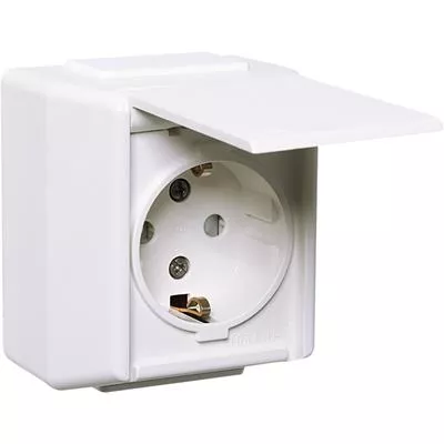 Utanpåliggande vägguttag - 008296703