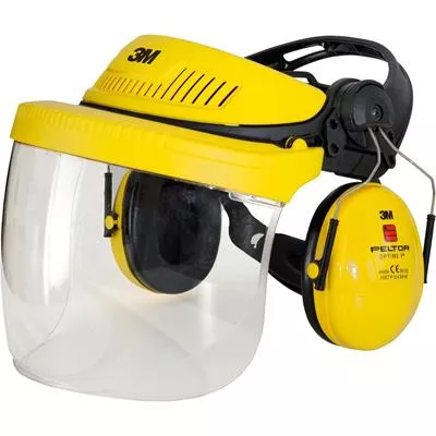 Hjälm- och visirkombination med hörselskydd - 006087536