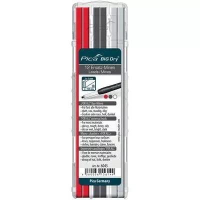 STIFT R PICA BIG-DRY GRAFIT/RÖD/VIT - 008522792