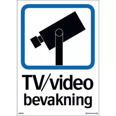 Övervakningsskylt - 007195731