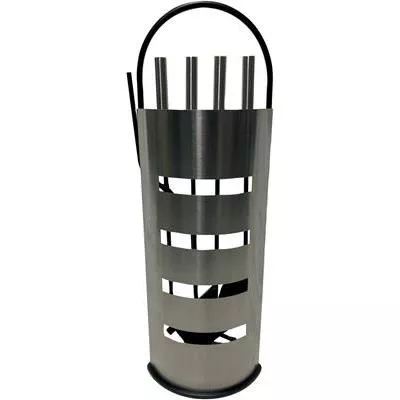 ELDSTÄLL ROSTFRITT 4 REDSKAP - 008858075