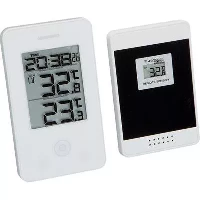 TERMOMETER IN/UT MIN/MAX TRÅDLÖS KLOCKA - 006399219