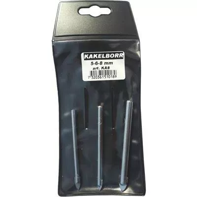 BORR KAKEL/GLAS SATS 5/6/8MM - 009100830