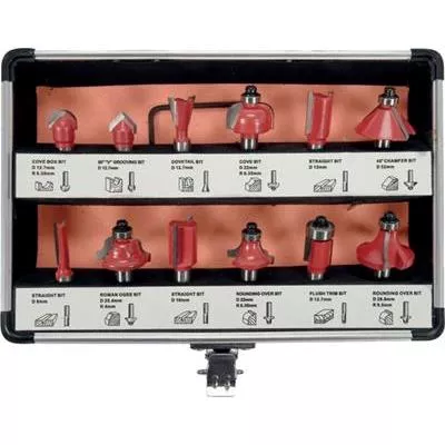 FRÄSSTÅLSATS HM 12DELAR - 009100843