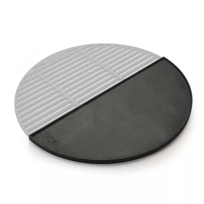 Gjutjärnsgrill och stekplatta