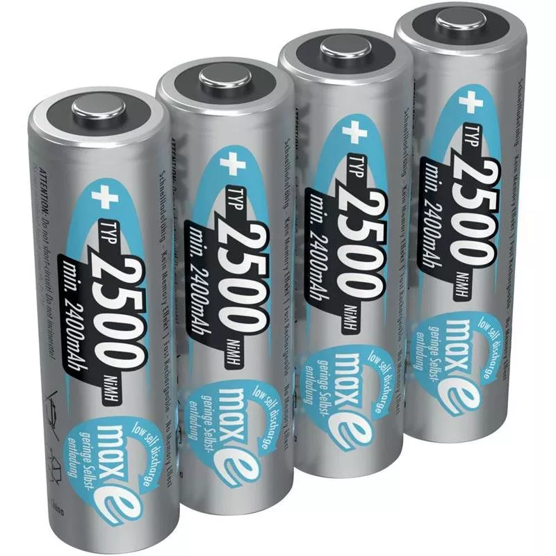 BATTERI AA 2500MAH LADDBAR 4ST