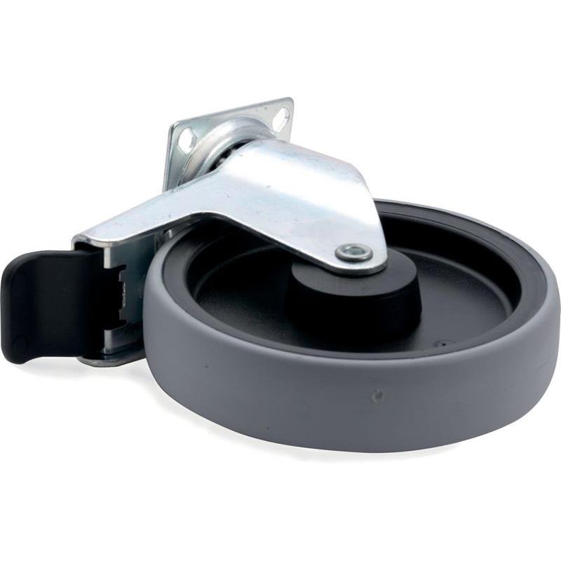 LÄNKHJUL 125MM M PLATTA BROMS 60X60MM