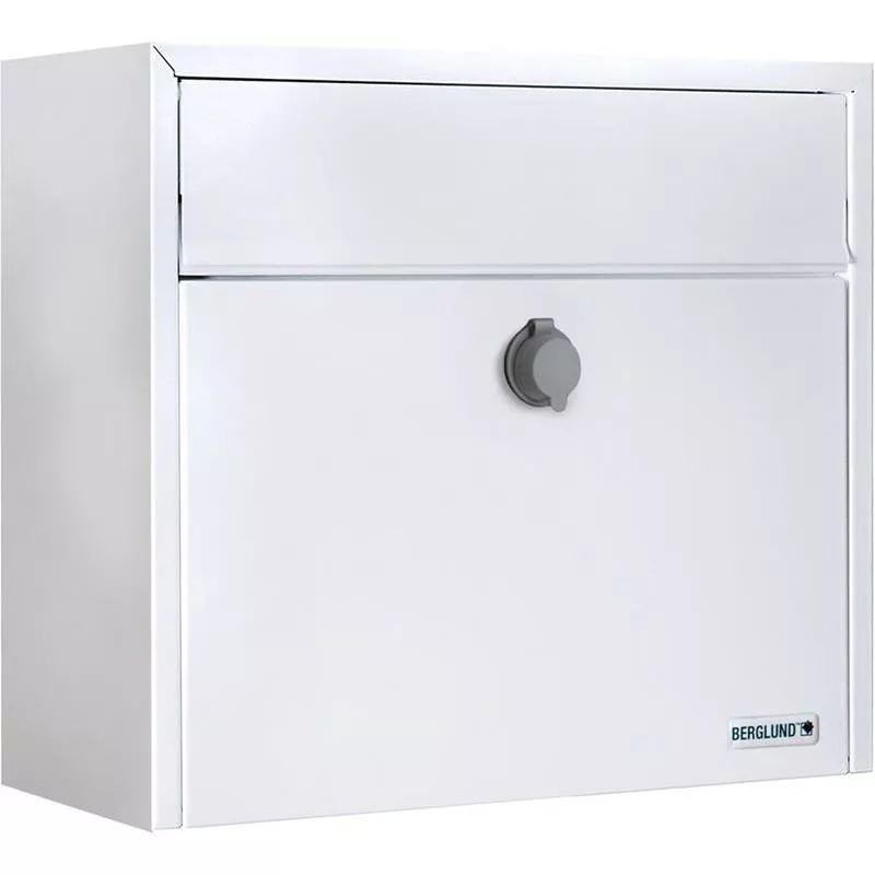 POSTLÅDA SL93 VIT LÅSBAR