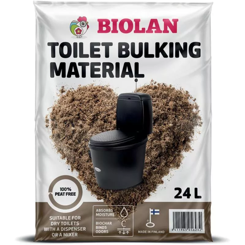 Strömaterial till frystoalett