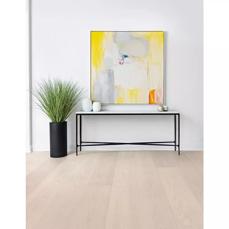 Härdat trägolv ask