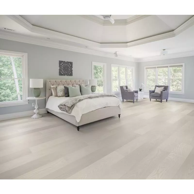 Härdat trägolv ask