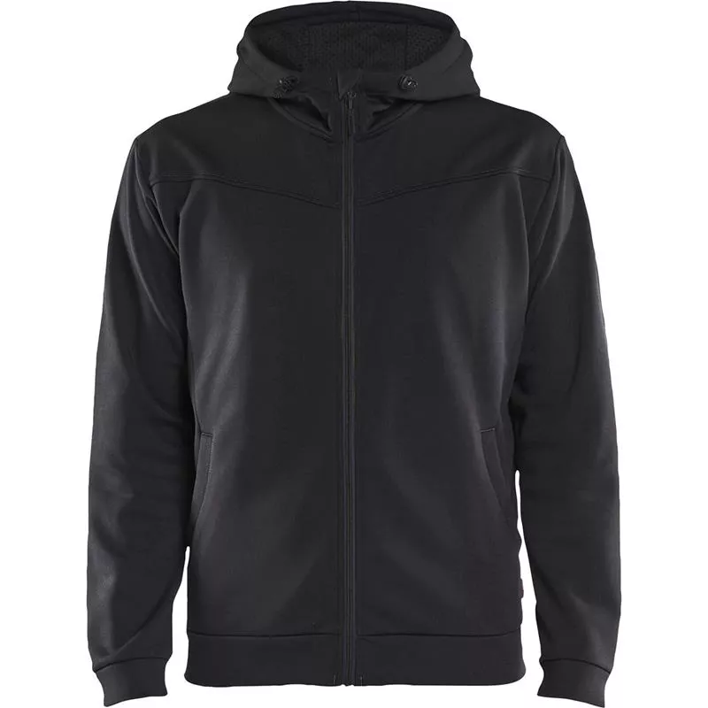 Hoodie med Dragkedja