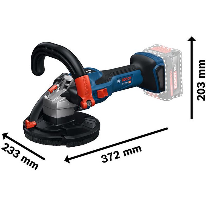 Batteridriven betongslip
