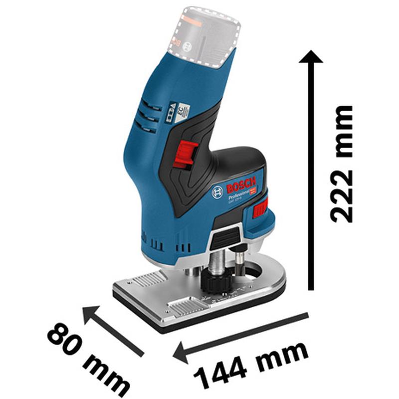Batteridriven kantfräs