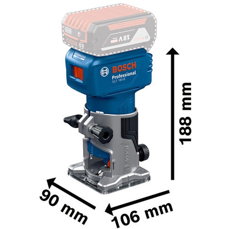 Batteridriven kantfräs