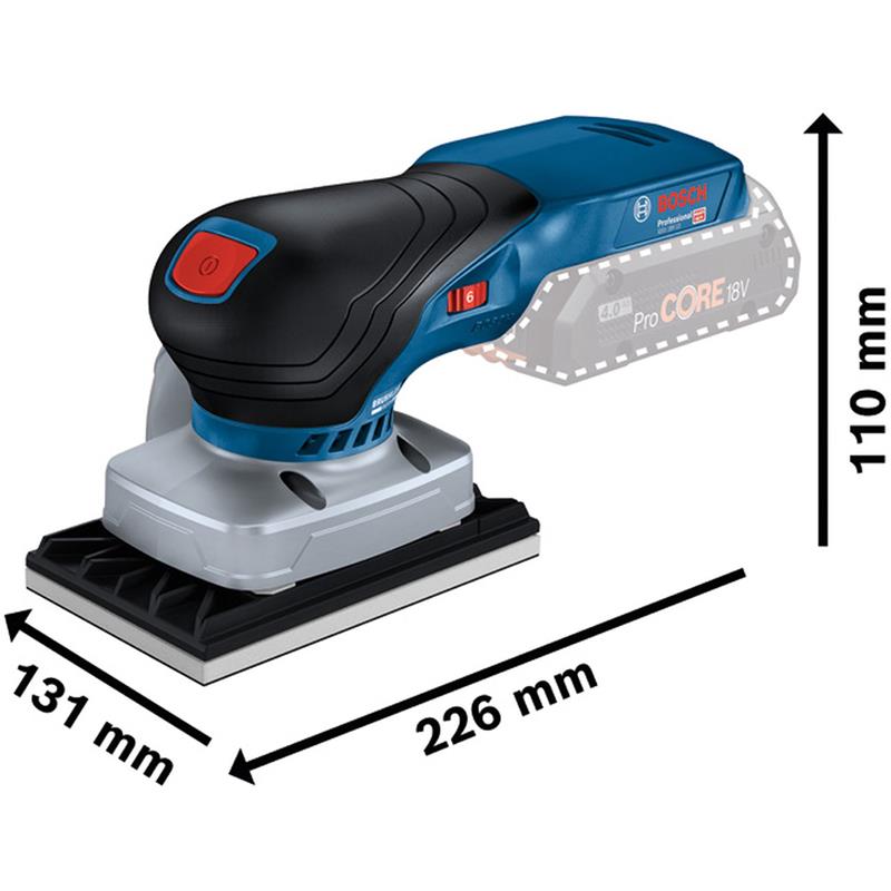 Batteridriven planslip