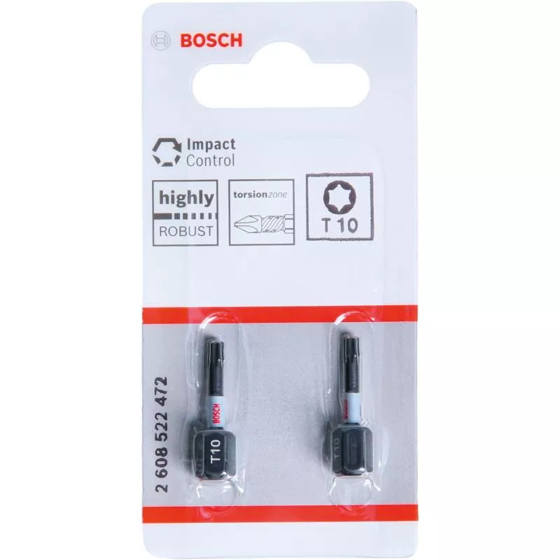 BITS T10 IMPACT 25MM 2ST