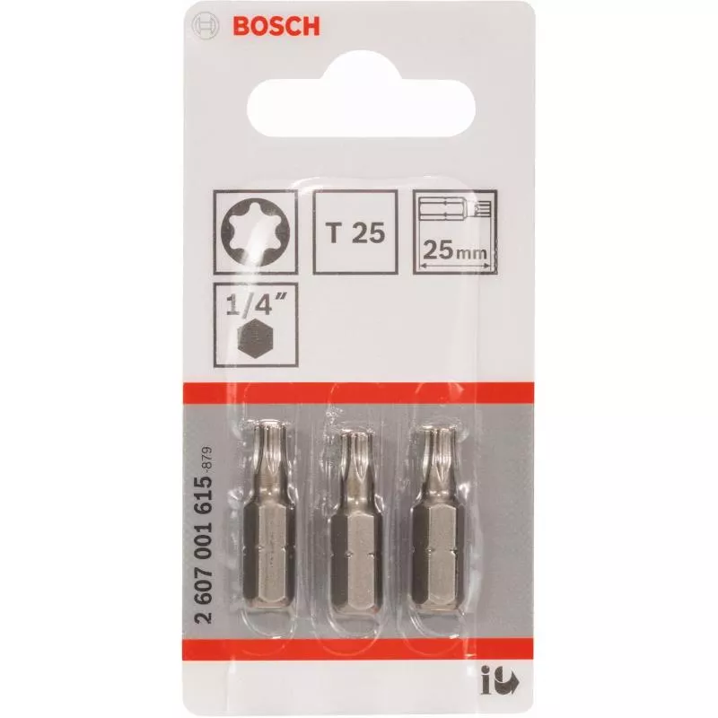 BITS T25 25MM 3ST