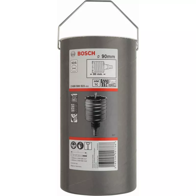 BORRKRONA SDS-MAX 90X80X150MM 2ST