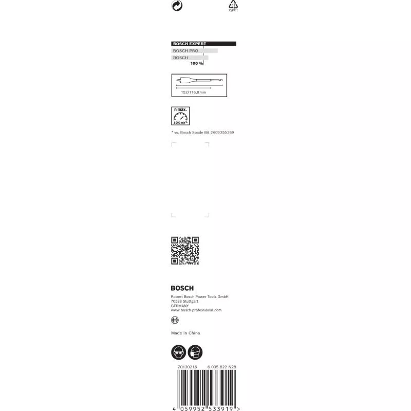 CENTRUMBORR SELFCUT 18X152MM