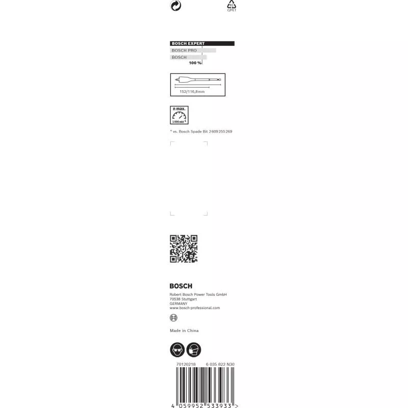 CENTRUMBORR SELFCUT 20X152MM