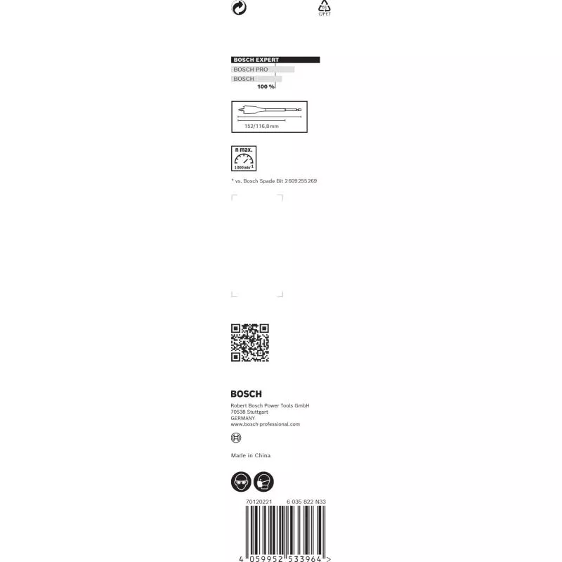 CENTRUMBORR SELFCUT 25X152MM