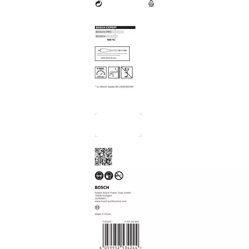 CENTRUMBORR SELFCUT 25X400MM