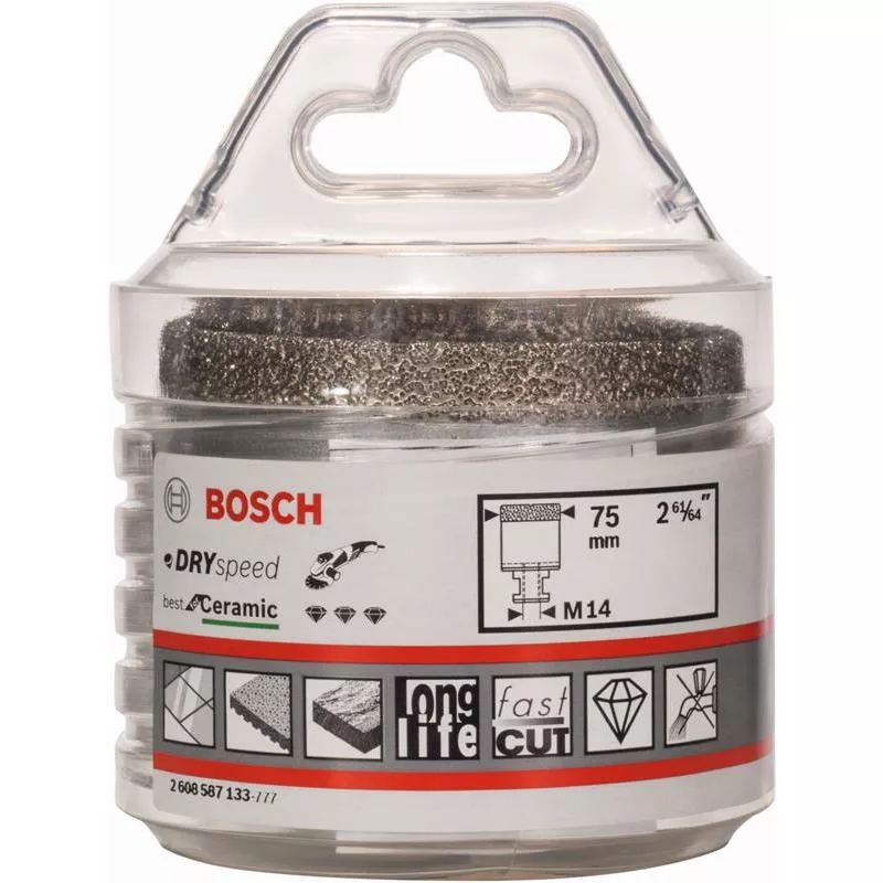 DIAMANTHÅLSÅG DRYSPEED 75MM