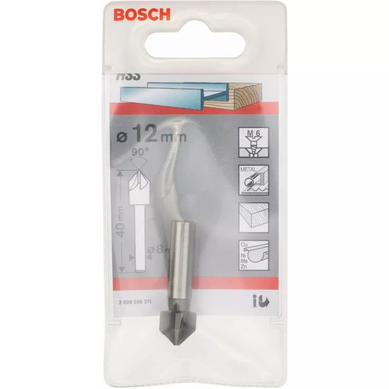 FÖRSÄNKARE HSS M6 5SKJ 12X40MM