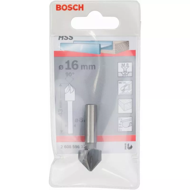 FÖRSÄNKARE HSS M8 5SKJ 16X43MM