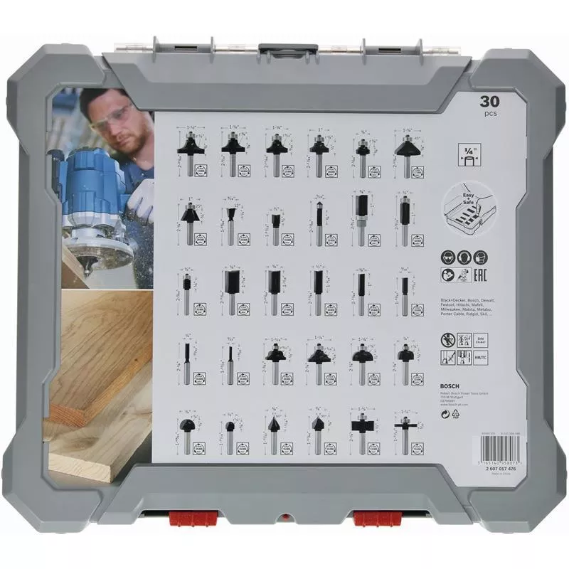 FRÄSSTÅLSET HM MIXED 1/4 30ST