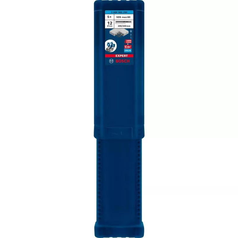 HAMMARBORR SDS-MAX 8X 12X340MM 5ST