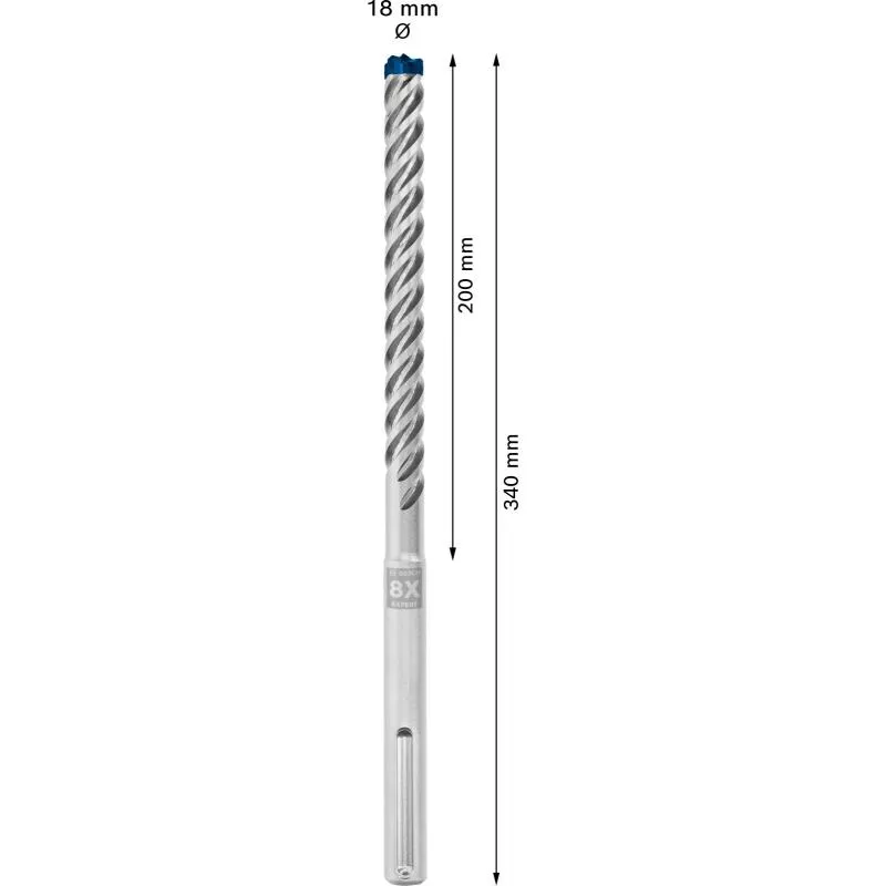 HAMMARBORR SDS-MAX 8X 18X340MM 5ST