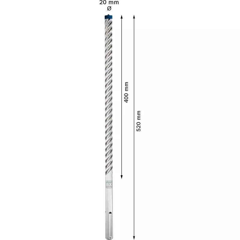 HAMMARBORR SDS-MAX 8X 20X520MM
