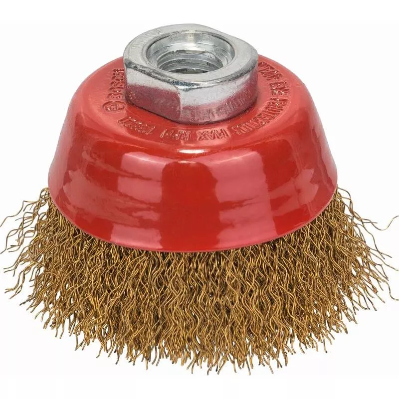 KOPPBORSTE M14 VÅGAD MÄSSING 70MM