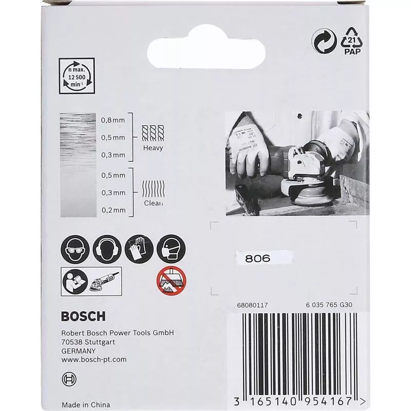 KOPPBORSTE X-LOCK VÅGFORM MESS