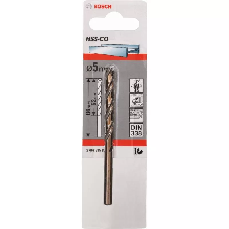 METALLBORR HSS-CO S 5,0X86MM 5ST